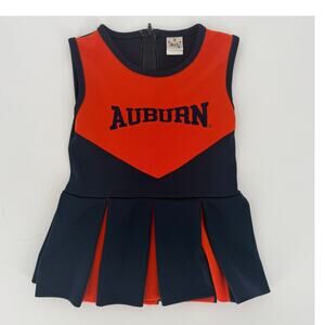Little King Auburn Tigers Blue Orange Cheer Cheerleader Dress Girls Size 3‎ N